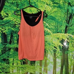 (3333-5) Be Inspired, Athletic Top. Size M, orange/Black